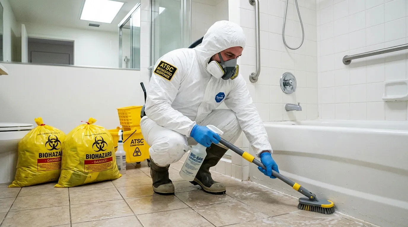 Decontamination equipment deployed for Blood Cleanup in Bellmawr